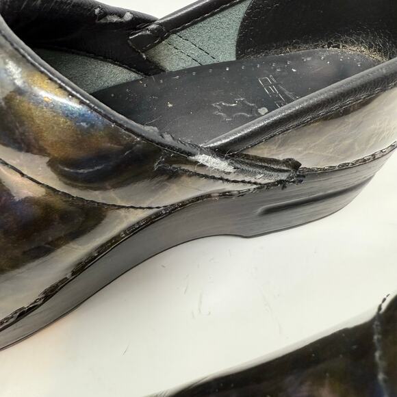 Dansko Professional Clogs Women's 37 Lightning Black Nursing Shoe - Picture 10 of 16